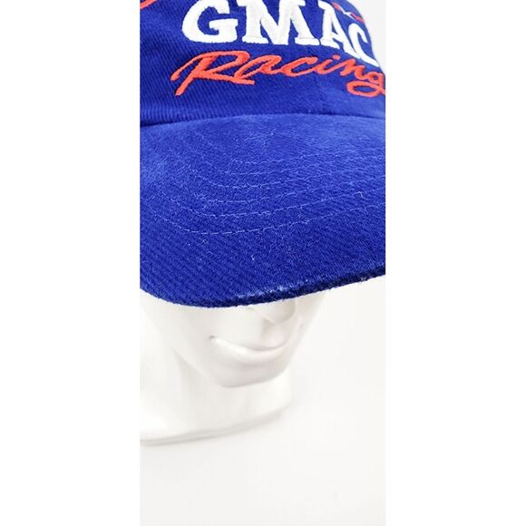 Vtg Team GMAC Racing Chase Authentics NASCAR Strap Hat Blue - Picture 3 of 10